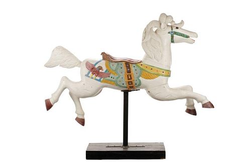 Herschell-Spillman Style Wood Carousel Horse
