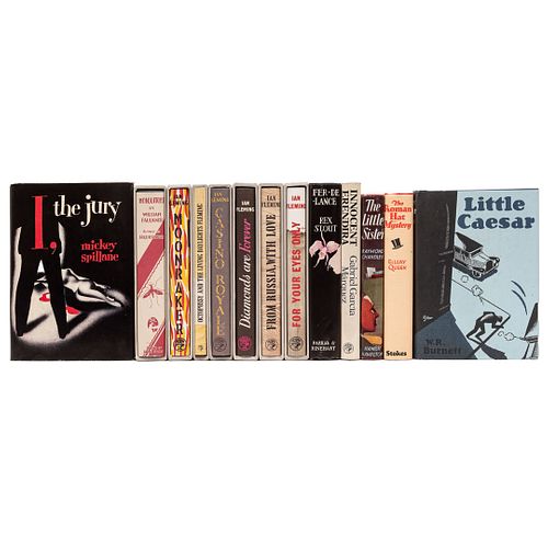 The First Edition Library. The Maltese Falcon / Mosquitoes Moonraker / Innocent Erendira / Casino Royale / Rex Stout... Pzs: 13.