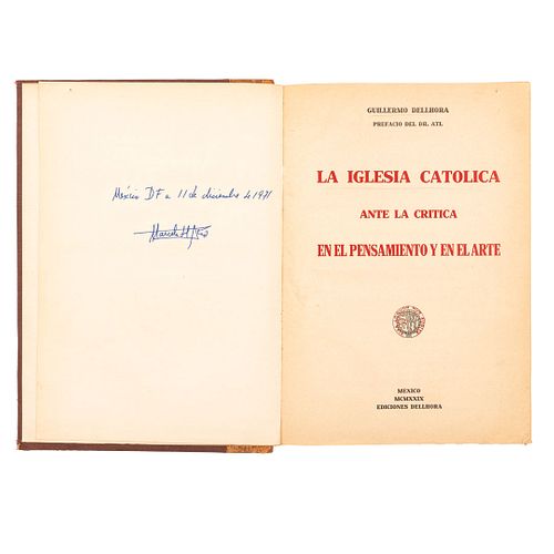 Dellhora, Guillermo. La Iglesia Católica Ante la Crítica en el Pensamiento y en el Arte. México: Ediciones Dellhora, 1929.