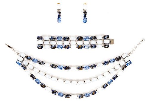 Jean-Louis Blin Bracelet, Necklace & Earrings