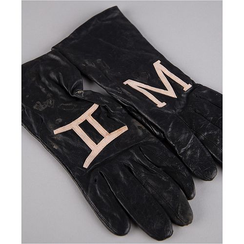 Prince&#39;s Personally-Worn Wedding Gloves with Zodiac Symbols