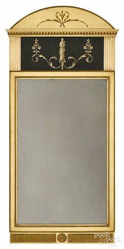 Classical revival mirror, 20th c., 45 1/2'' h., 20'' w.
