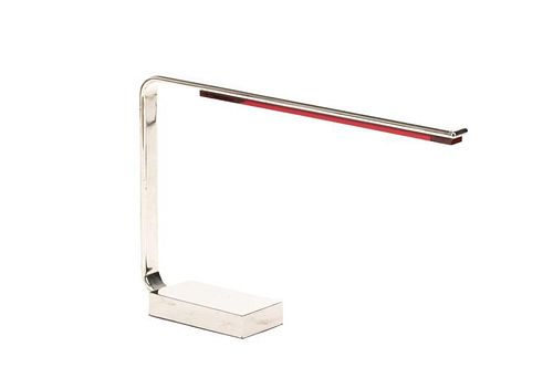 Modern Chrome Metal Florescent Desk Lamp