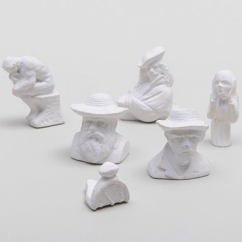 Group of Six MoMA Artists Erasers