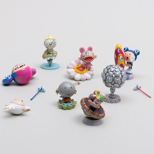 Group of Nine Murakami Toys