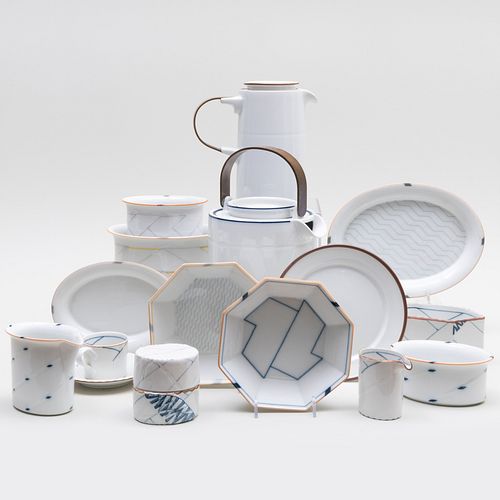 Assembled Set of Danish Porcelain Tableware