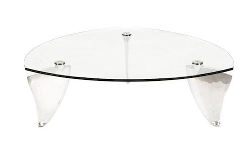 Matthew Hilton for SCP Glass Top Coffee Table
