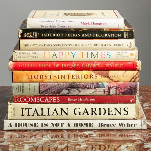 Group of Books on Houses, Gardens, and People of Interest