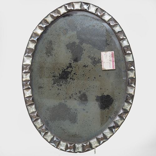 Small Early Regency Oval Mirror, Irish
