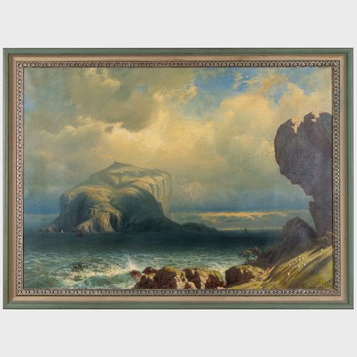 James Fairman (1826-1904): Rocky Landscape