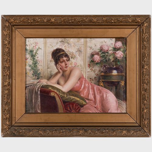 Frédéric Soulacroix (1858-1933:) Femme Assise