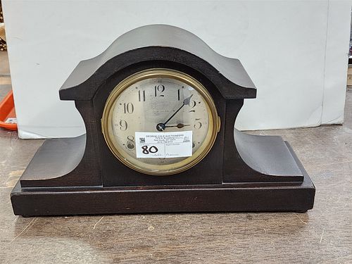seth thomas mahog mantel clock 