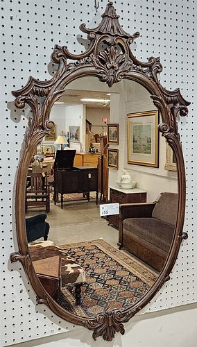 carved mohag mirror 