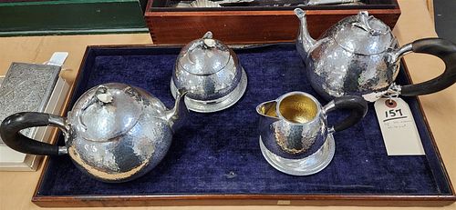 6pc 800 silver tea set 45.2 ozt
