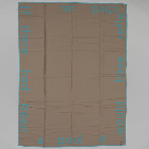 Jim Hodges (b. 1957):  Untitled (Double-sided Blanket)