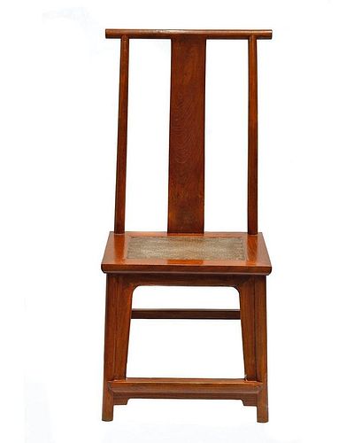 Six Chinese High-Back Dining Chairs.
