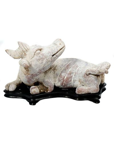Chinese Terracotta Mythical Beast Figure.