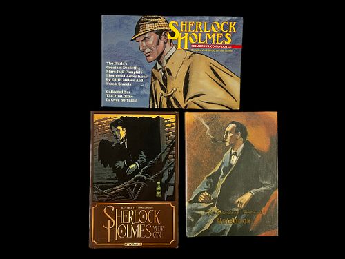 Group of 3 Sherlock Holmes Illustrated Books