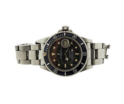 Rolex Submariner Stainless Steel Watch 16800