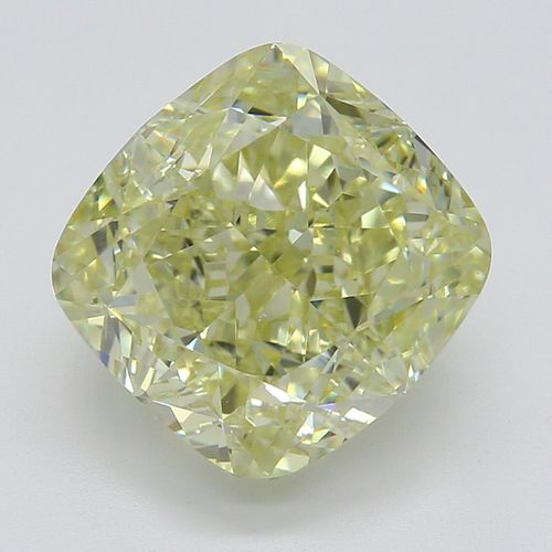 2.76 ct, Natural Fancy Yellow Even Color, VS1, Cushion cut Diamond (GIA Graded), Appraised Value: $ 54,300 