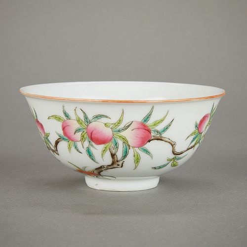Chinese Guangxu Porcelain Famille Rose Bowl