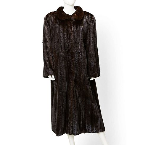 Oscar de la Renta Floor Length Mink Fur Coat