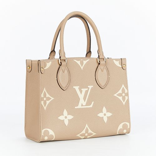 Louis Vuitton Black Giant Monogram Empreinte OnTheGo PM Gold Hardware, 2022  Available For Immediate Sale At Sotheby's