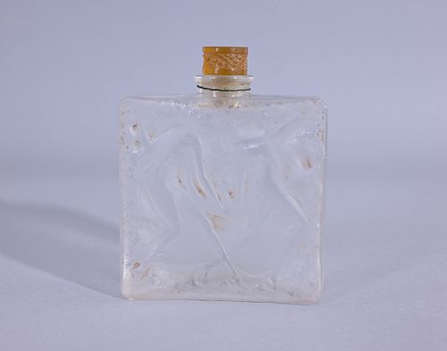 Rene Lalique "L'Elegance" Glass Perfume Bottle