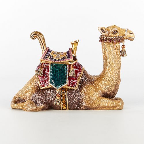 Jay Strongwater Gilt Camel Figurine for Nativity