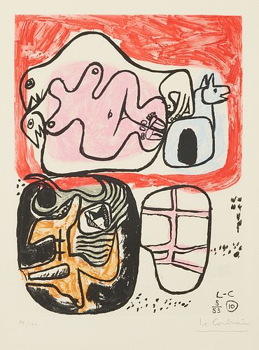 Le Corbusier "Unite No. 10" Aquatint 1953