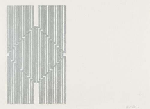 Frank Stella "Six Mile Bottom" Lithograph on Paper