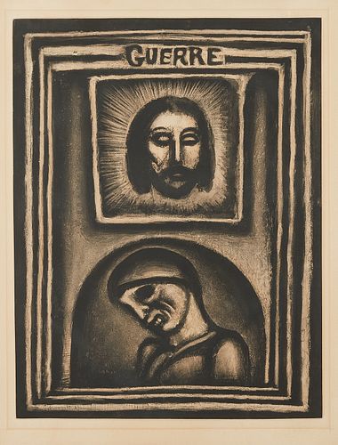 Georges Rouault "Guerre" from Miserere 1927