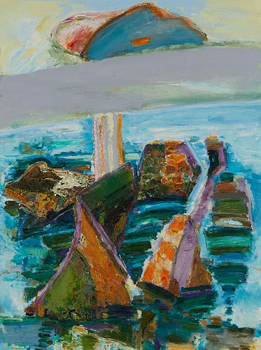 Bernard Chaet "Morning Song" Oil on Canvas 2004