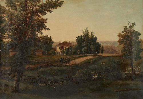 Barton S. Hays Oil Landscape Painting