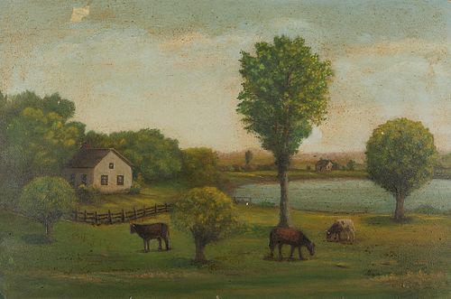 Barton S. Hays Farm Landscape Painting