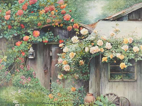 Huang Youwei Watercolor Painting 1996