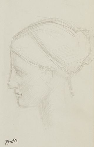 Henri Fantin-Latour Portrait Drawing