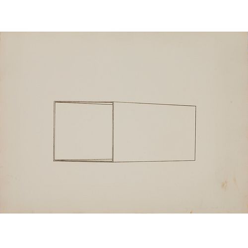 Donald Judd, etching, 1974
