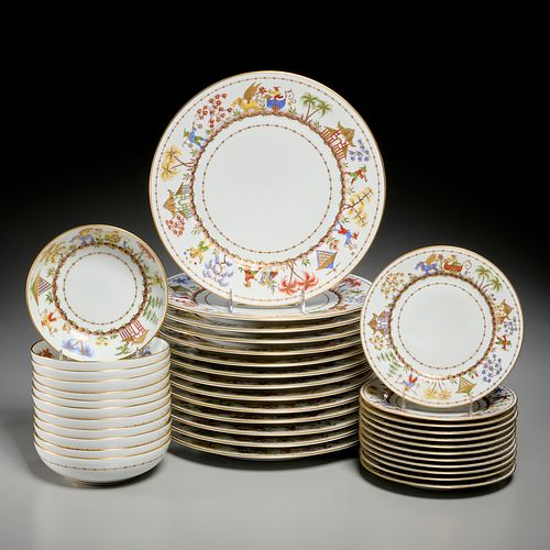 Le Tallec, Paris, 'Cirque Chinois' dinnerware set