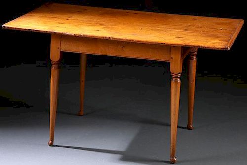 AN EARLY AMERICAN PINE CHILDS TABLE
