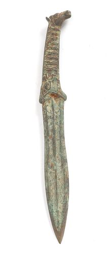 A Chinese Archaic Style Bronze Dagger