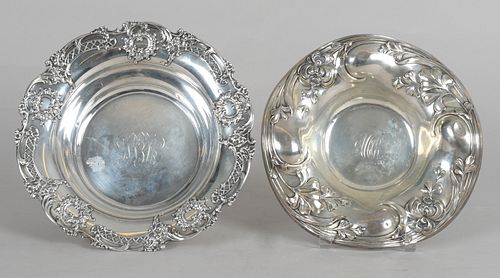 Two American Sterling Silver Serving Bowls