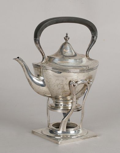 A Hodgson Kennard and Co. Sterling Kettle on Stand