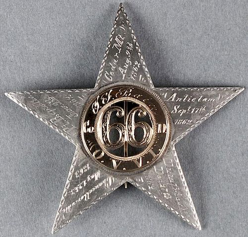 EXCEPTIONAL CIVIL WAR SILVER AND GOLD ID'D CORPS