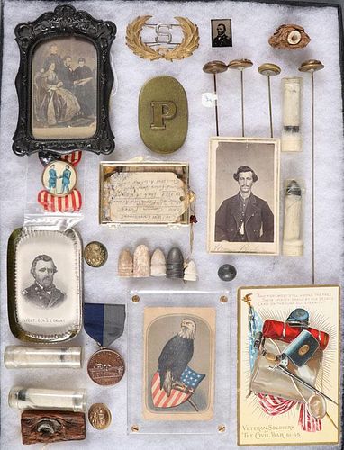 A GROUP OF 30 CIVIL WAR RELATED MATERIAL