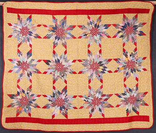 A GROUP OF THREE VINTAGE QUILTS, EARLY 20TH C
