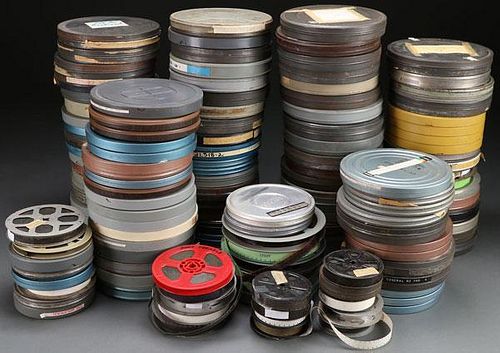 A COLLECTION OF 137 8 MM AND 16MM FILMS