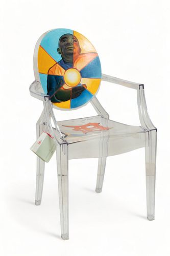 Hubert Massey (Detroit, Michigan) Philippe Starck Louis Ghost Chairs for Kartell (Italian) H 36.5" W 21.5" Depth 17"