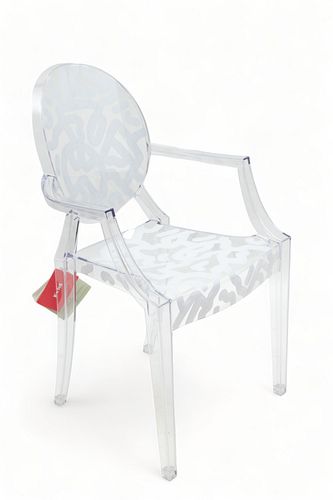 Mike Han (Detroit, Michigan) Philippe Starck Louis Ghost Chairs for Kartell (Italian) H 36.5" W 21.5" Depth 17"