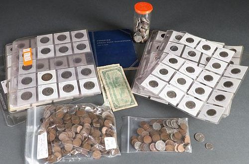 A COLLECTION OF CANADIAN COINAGE